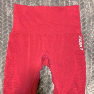GymShark Red Workout Leggings